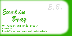 evelin braz business card