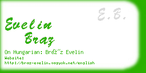 evelin braz business card